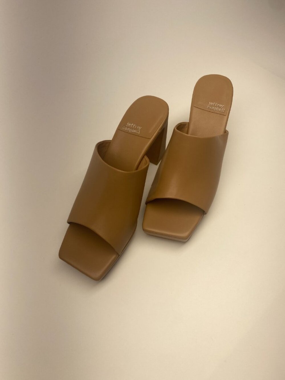 Jeffrey Campbell Womens Brown Square Toe Leather High Heel Dress Code Sandal 10 - Picture 8 of 9